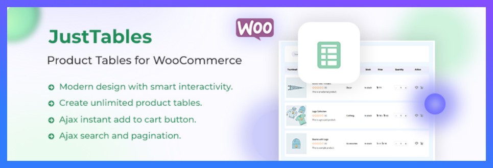 a_photo_of_JustTables_WooCommerce_Plugin