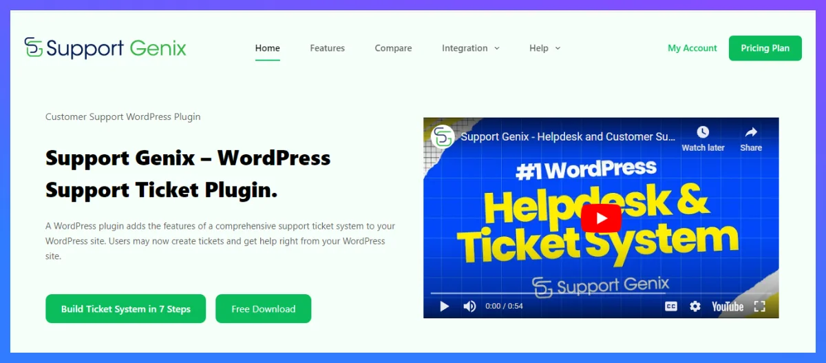 support genix customer support plugin for wordpress