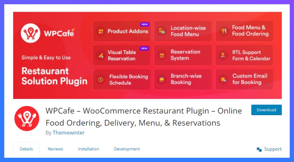 Restaurant_Reservation_Plugin_WPCafe_by_Themewinter