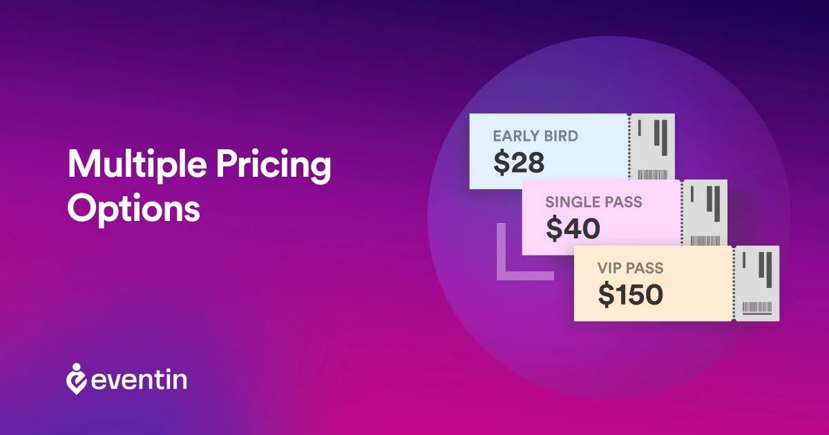 how to add multiple pricing options in eventin event tickets