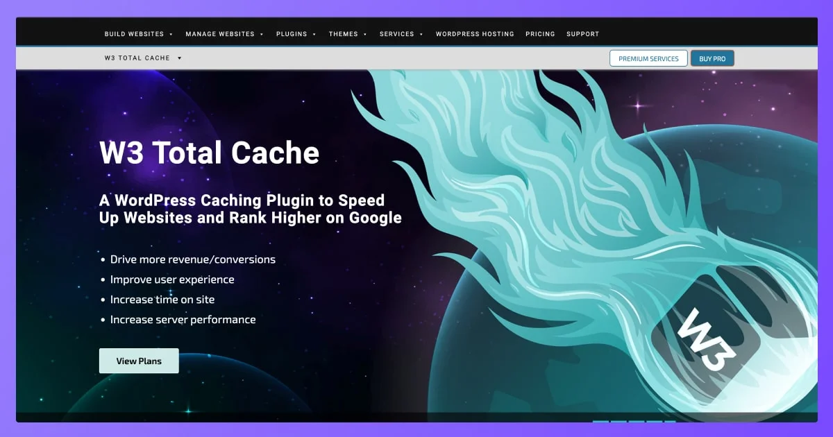 w3 total cache WordPress cache plugins