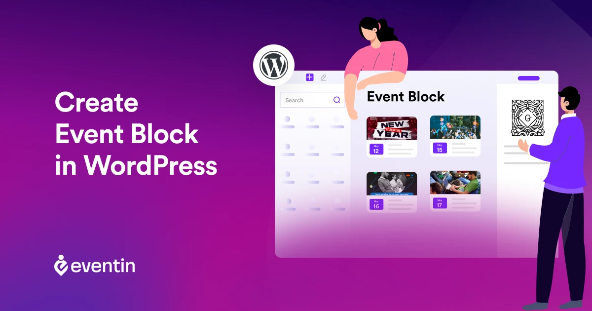 Event block in wordpress
