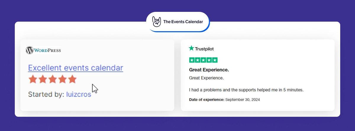 The Event Calendar Plugin Reviews