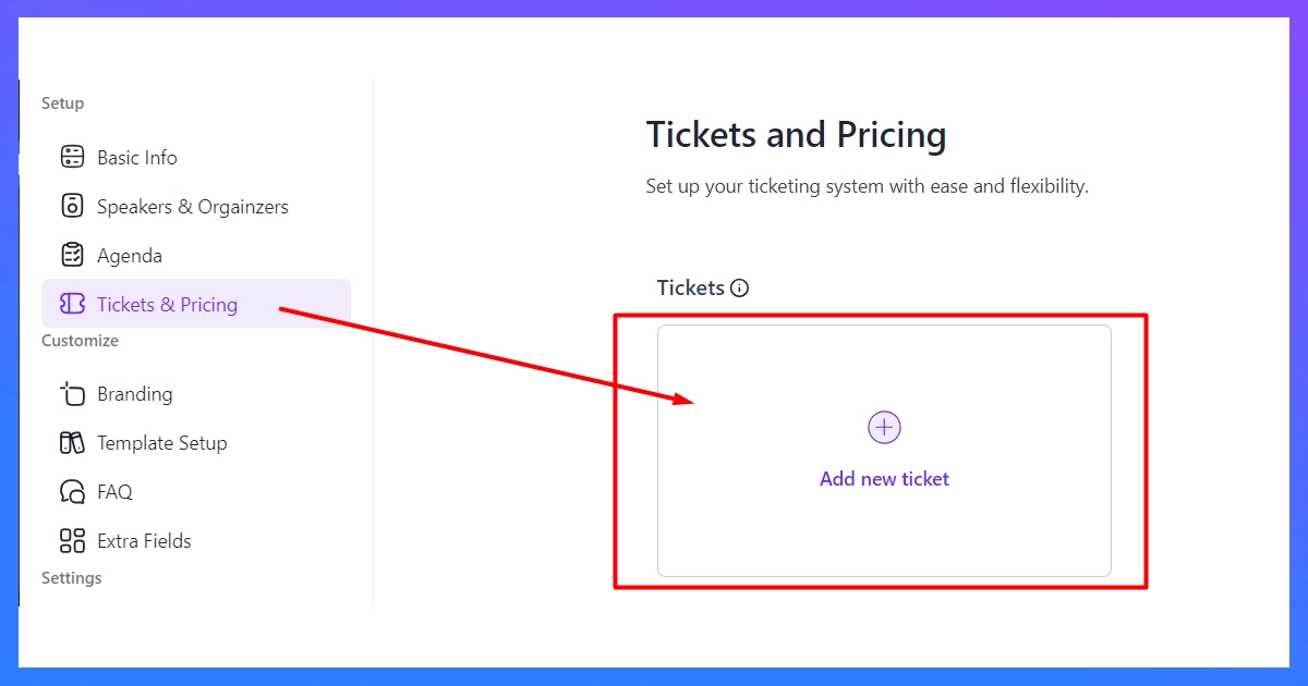 tickets pricing in eventin event management plugin