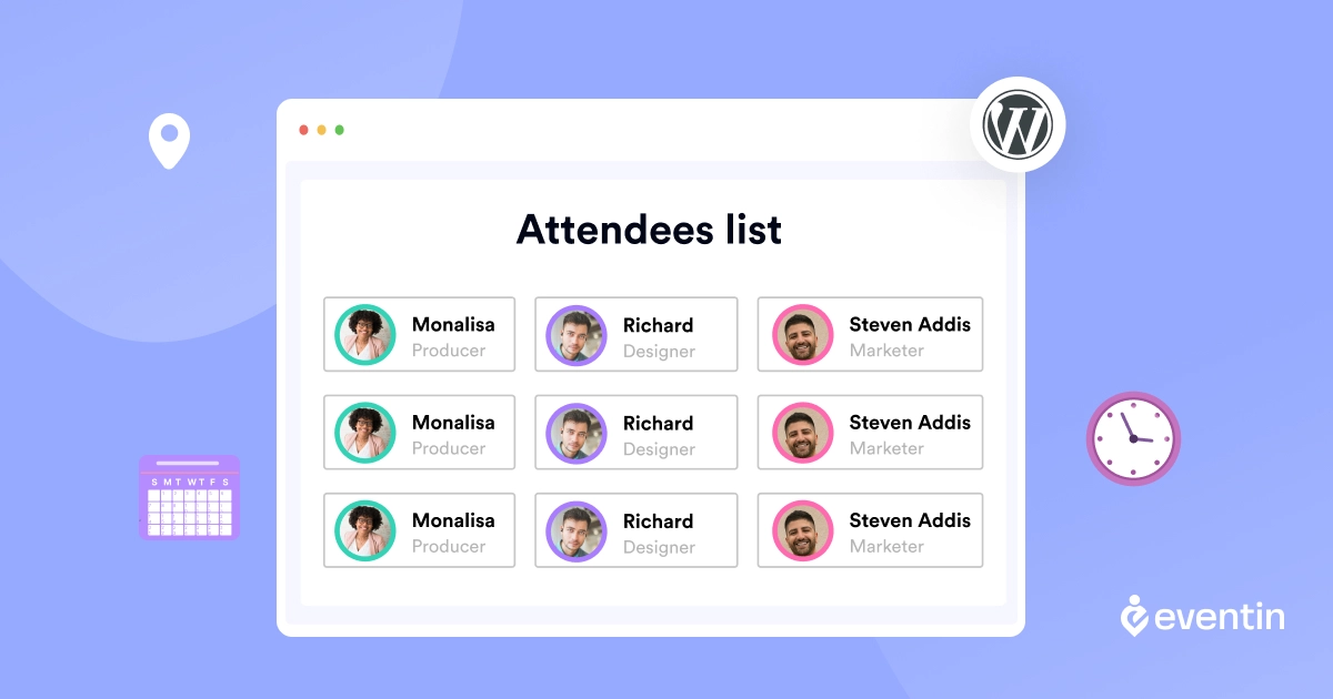 What is Event Attendee List in WordPress