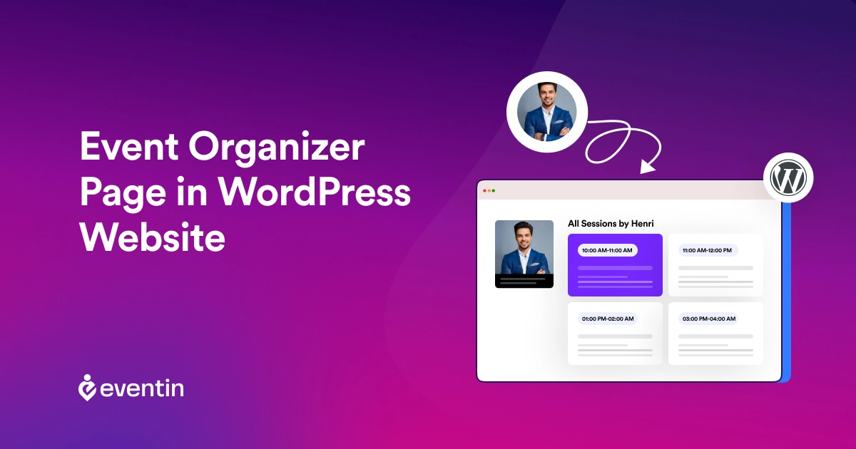 How to Add Event Organizer Page in WordPress Website