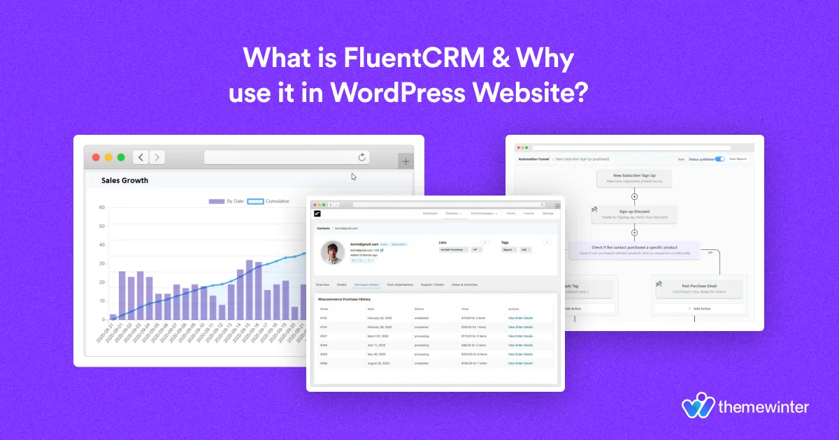 what is fluentcrm and why use it in wordpress website