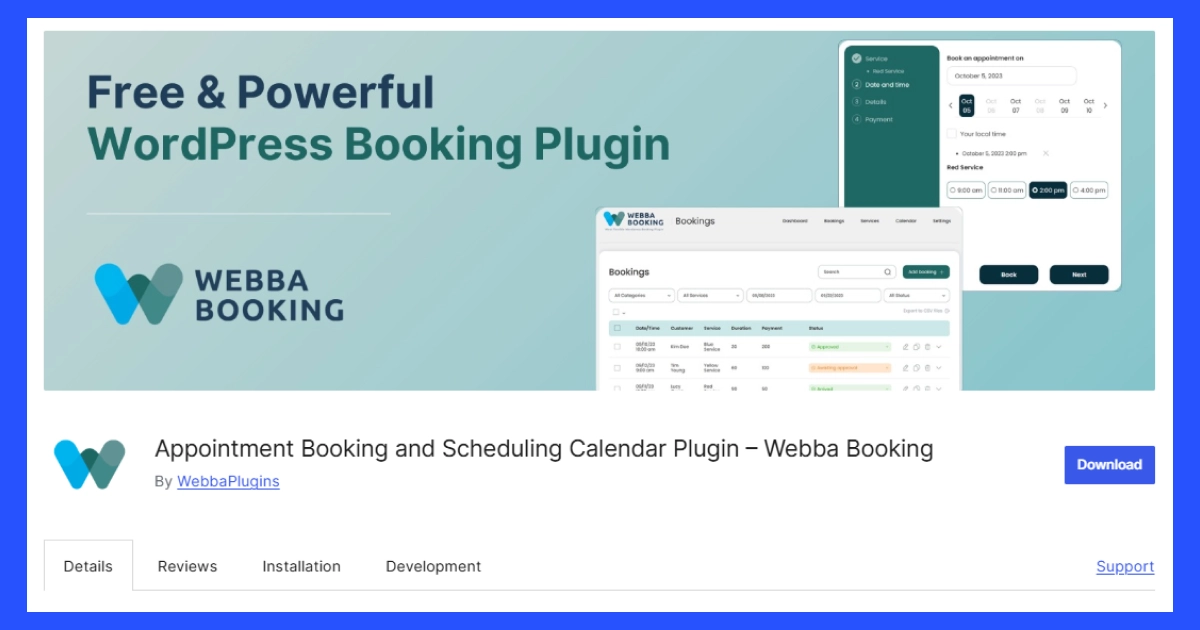 Webba-Booking-plugin-in-WordPress