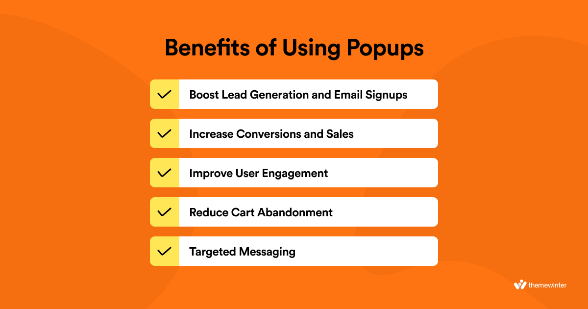 Benefits of Using Popups 