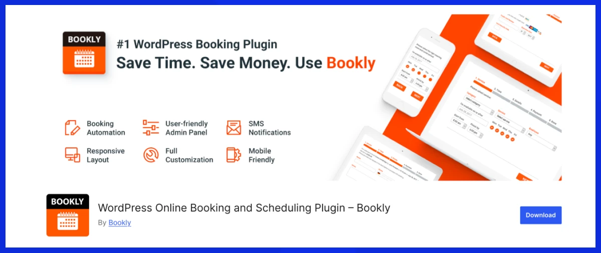 Bookly booking plugin