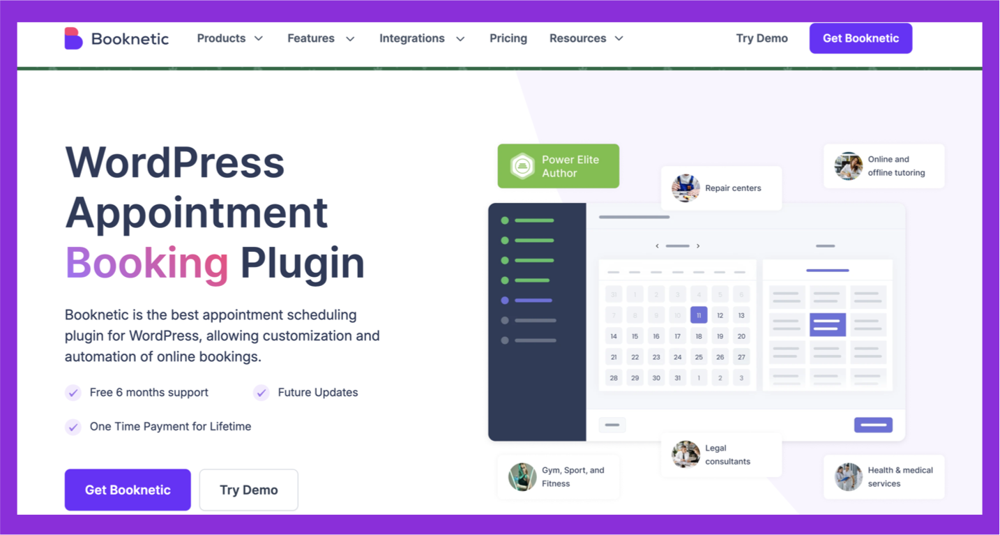 Booknetic appointment booking plugin