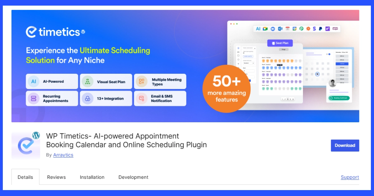 wp-timetics-booking-system-for-wordpress