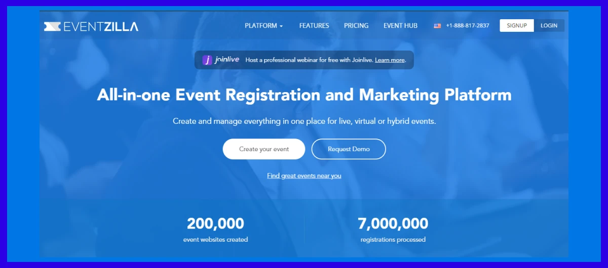 eventzila event management software.