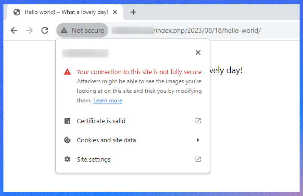 Check your browser console