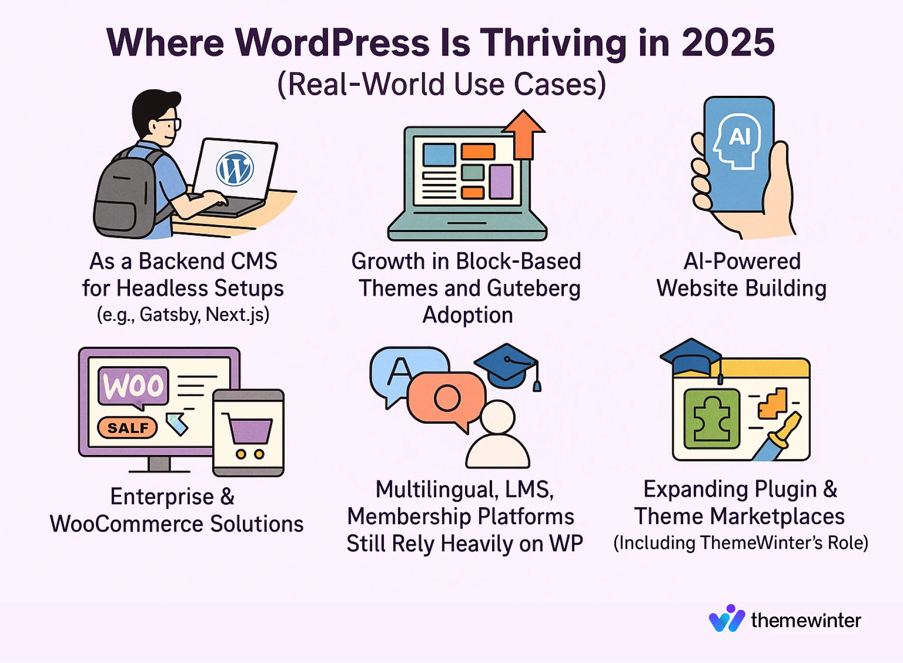 Where WordPress is thriving in 2025