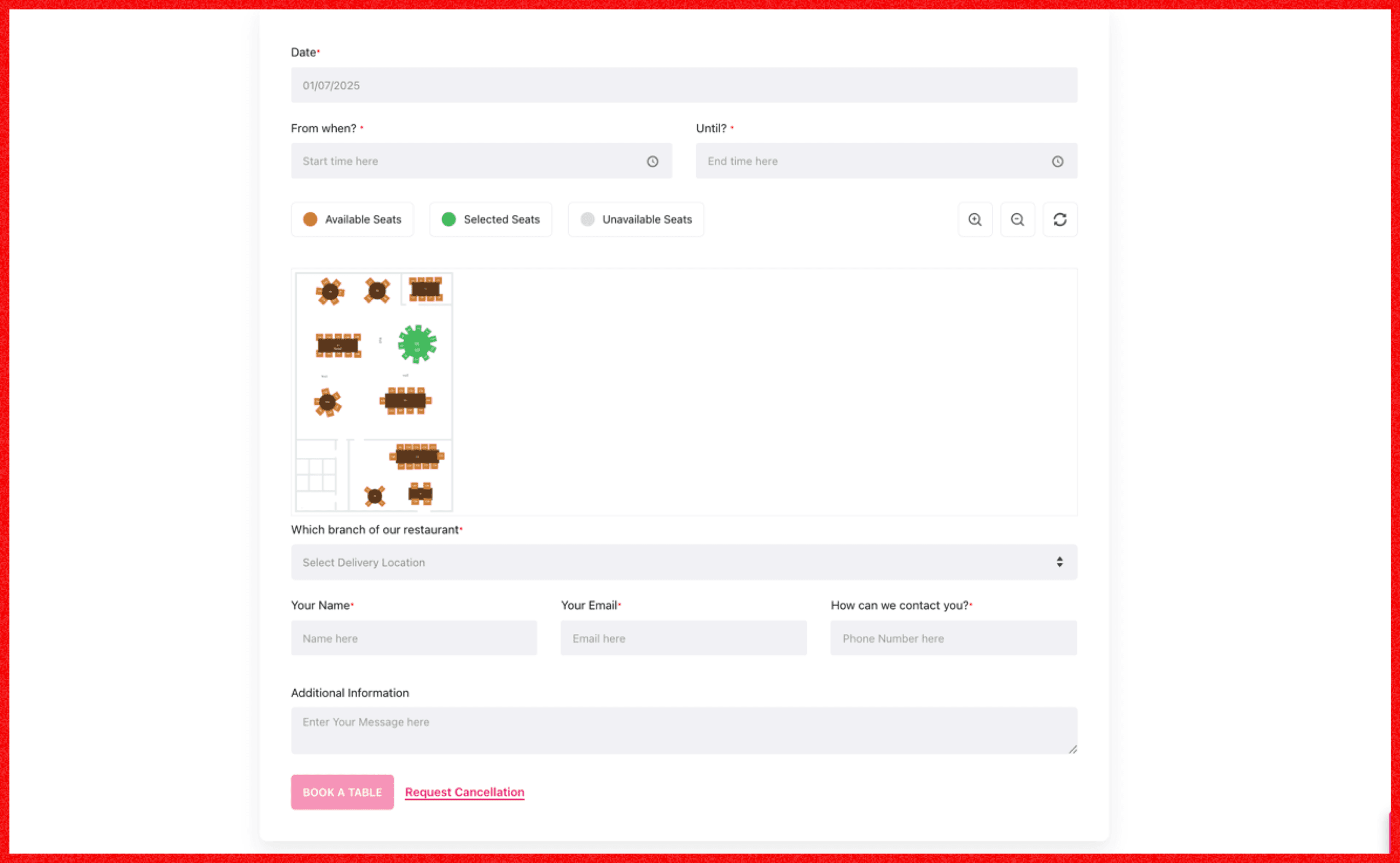best reservation UX design