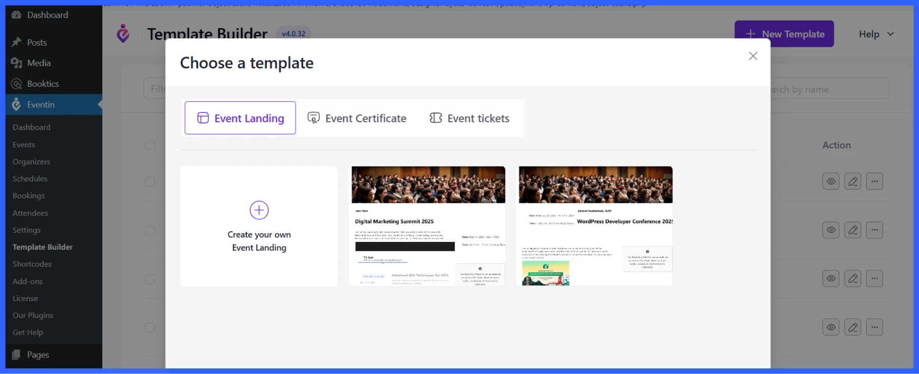Custom templates setup