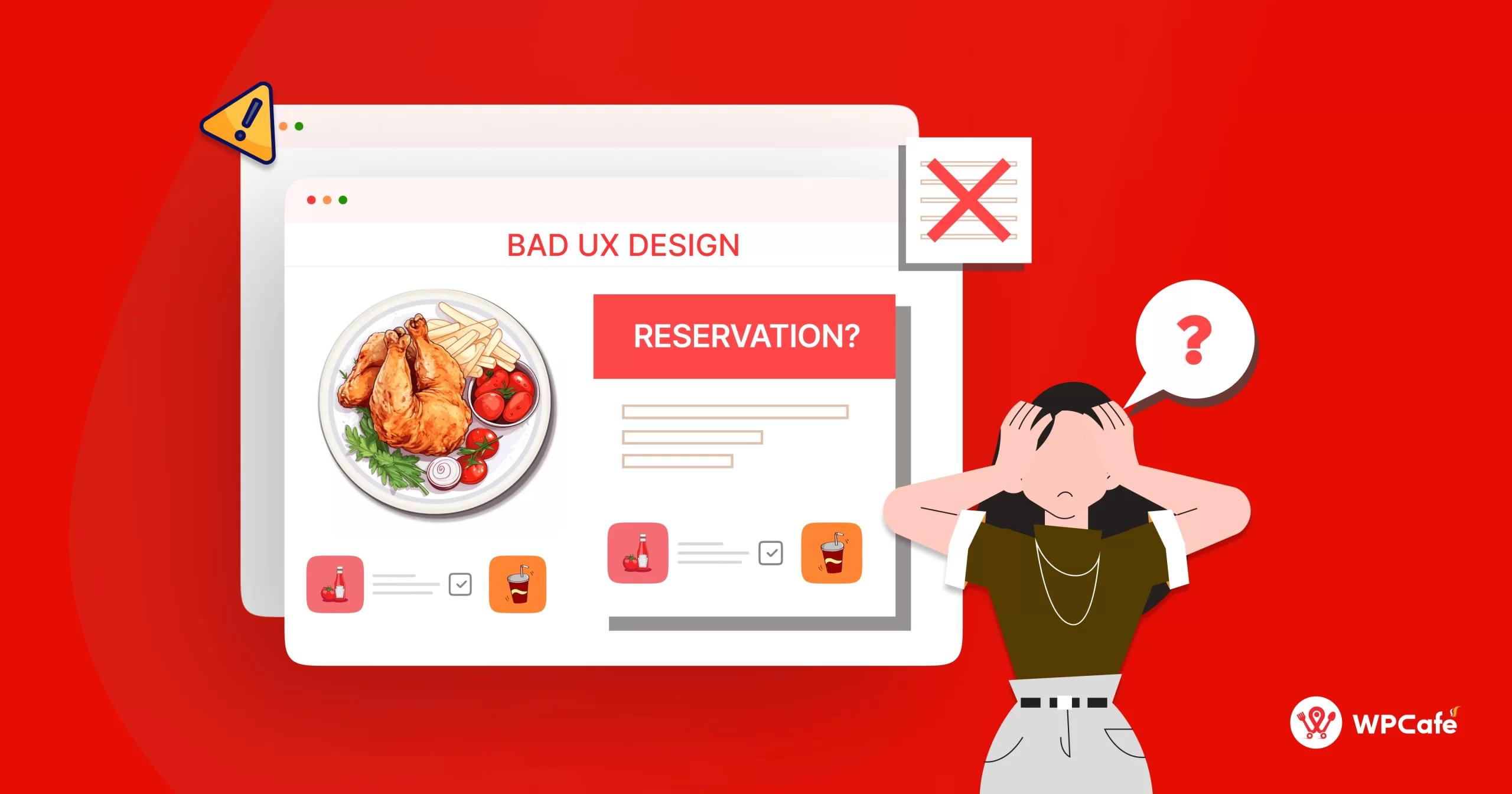 Mistake 3: Poor reservation UX design
