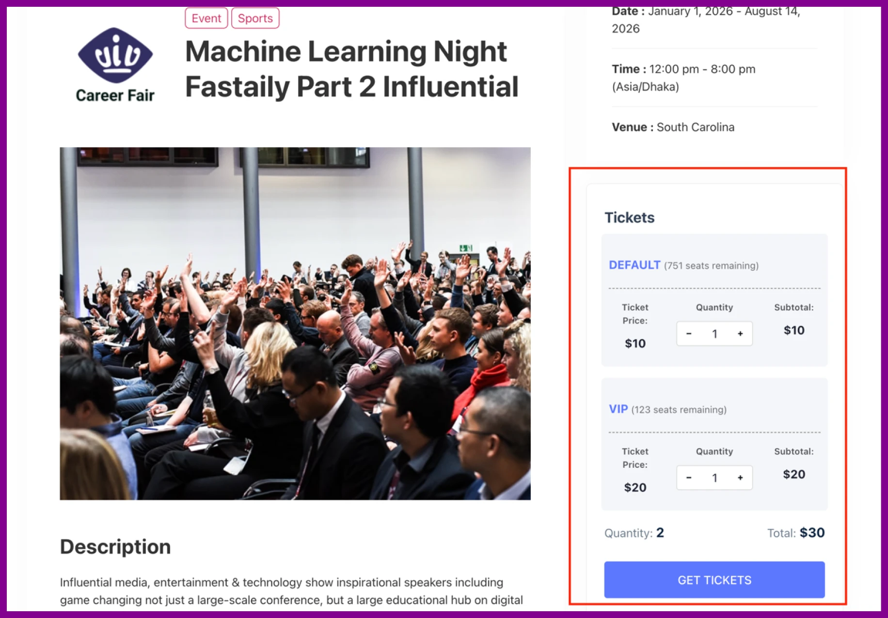 Ticketing & Payments