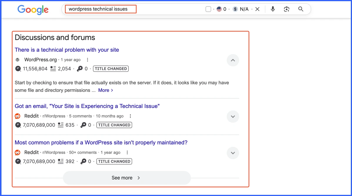 Forums and UGC Sites (Reddit, StackOverflow, Quora)