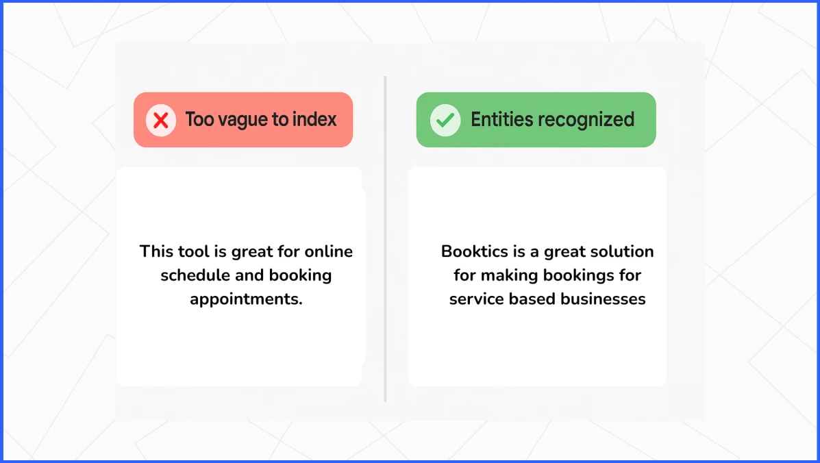 Your content isn’t optimized for entities