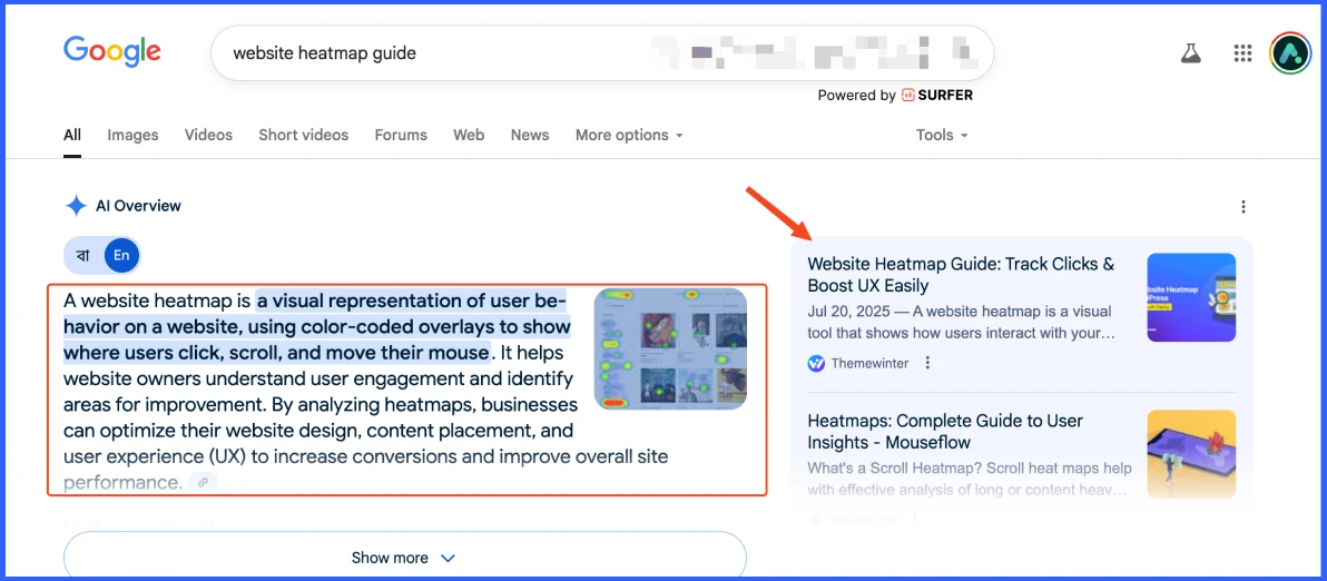 Zero-click answers dominate the top