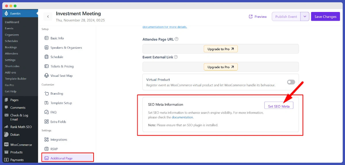 Make related FAQ and Q&A format event content 