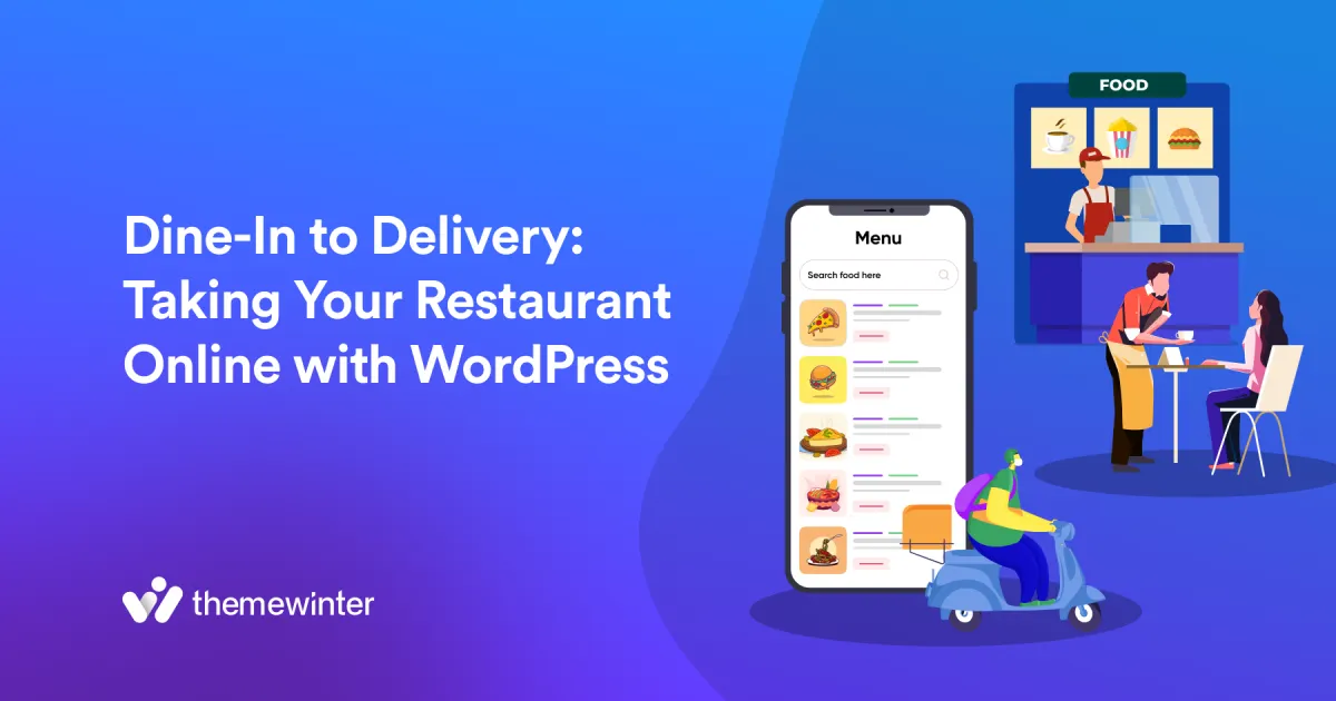 online ordering restaurant wordpress website