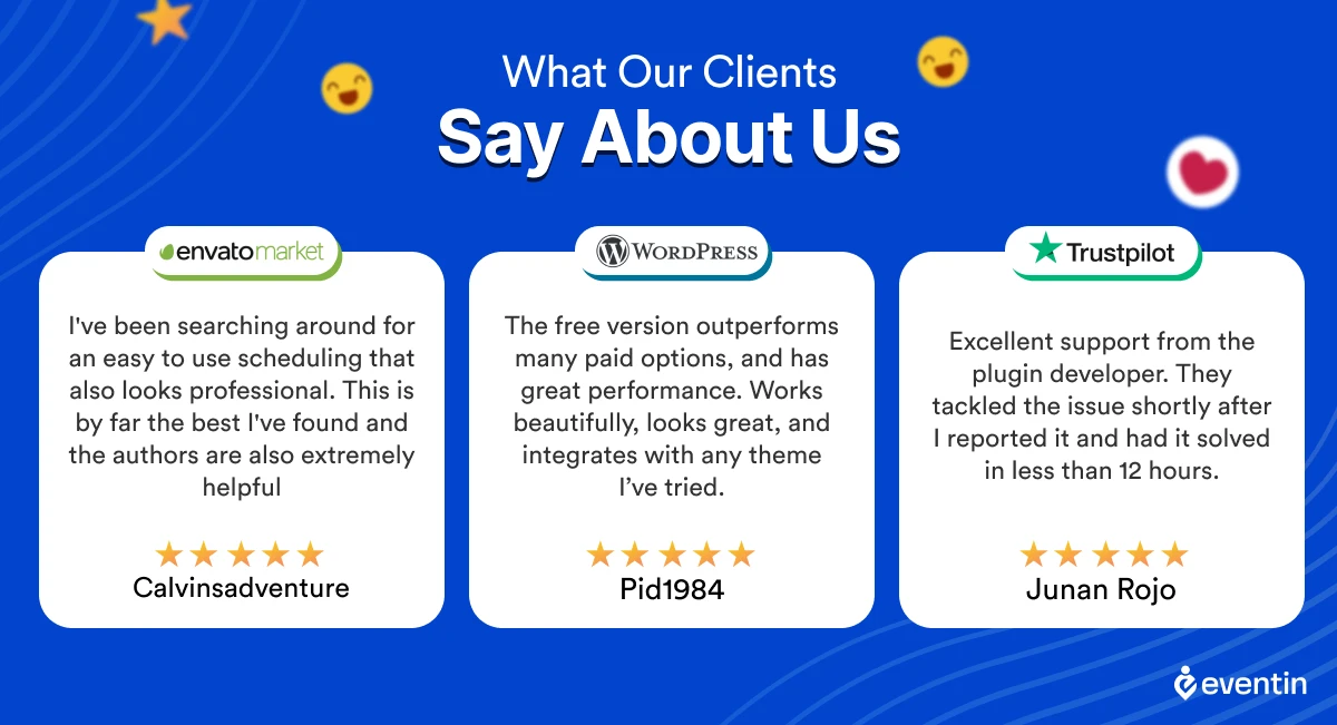 user testimonials community support