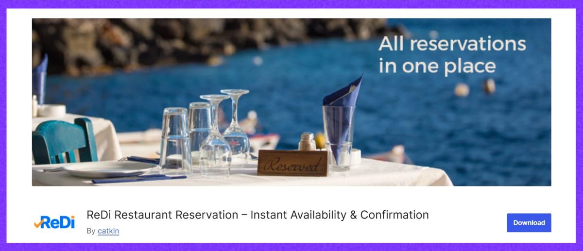 ReDi Restaurant Reservation