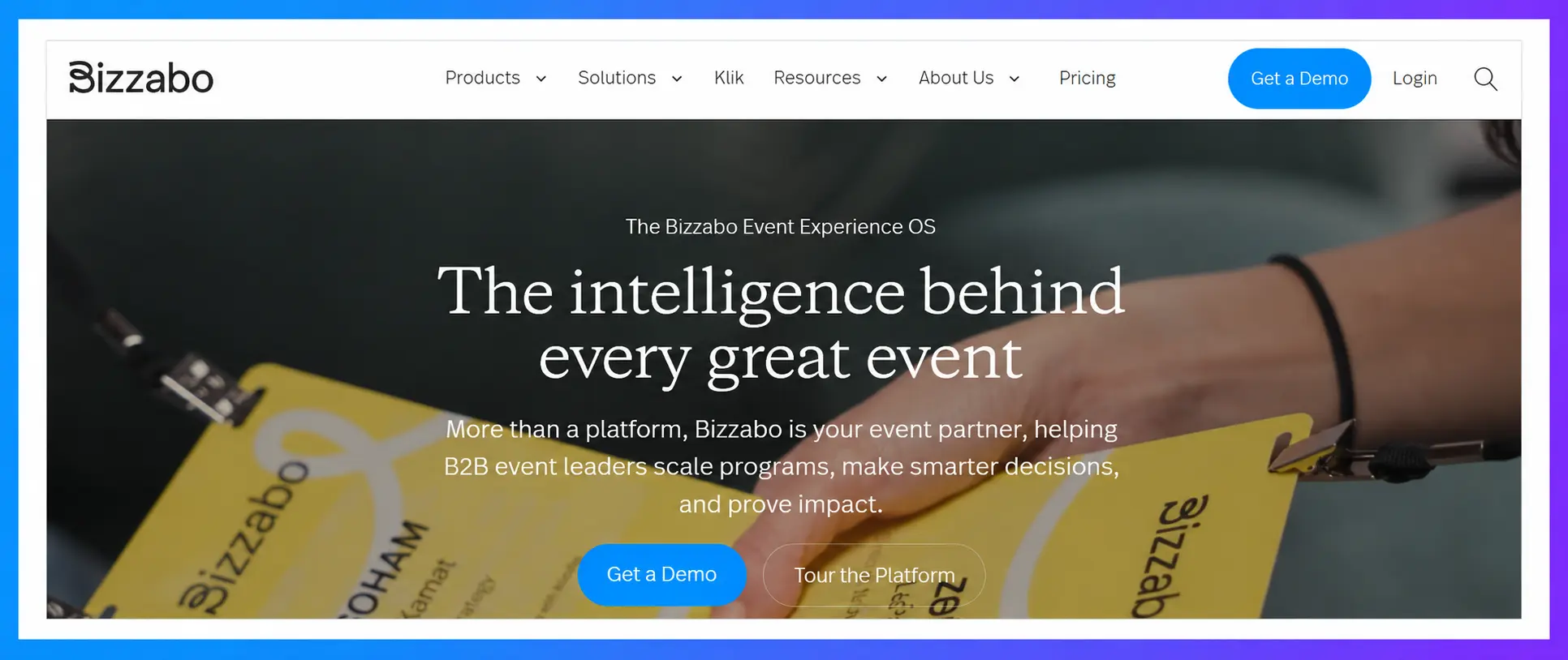 Bizzabo event management software