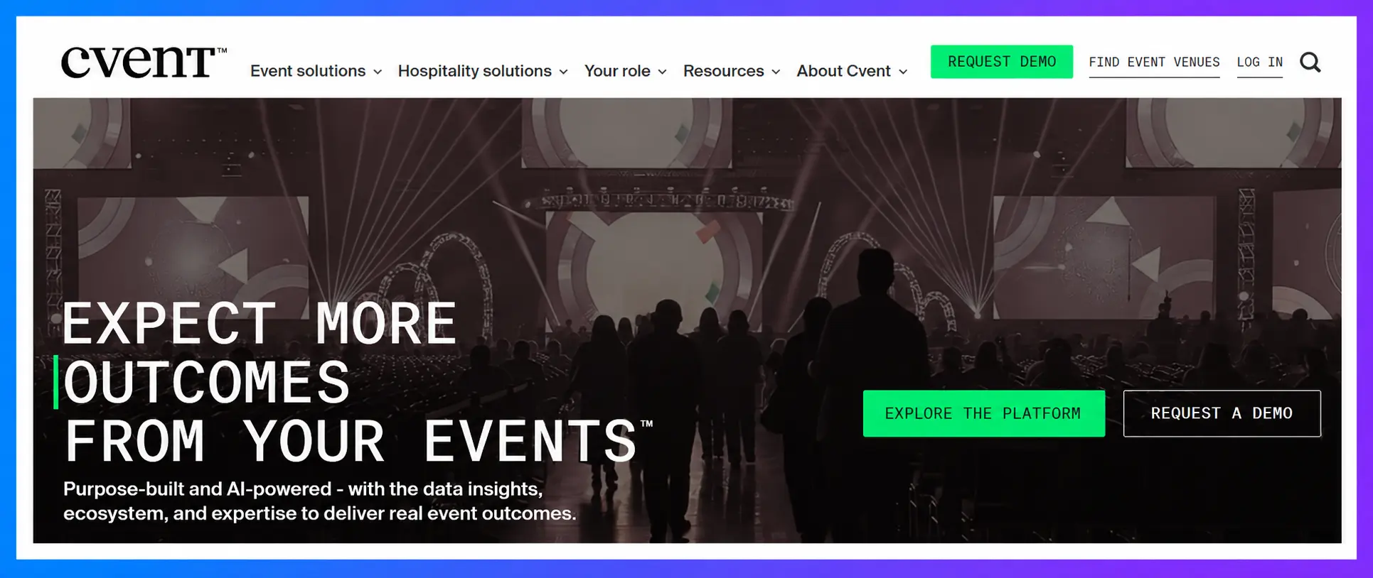 Cvent event management software