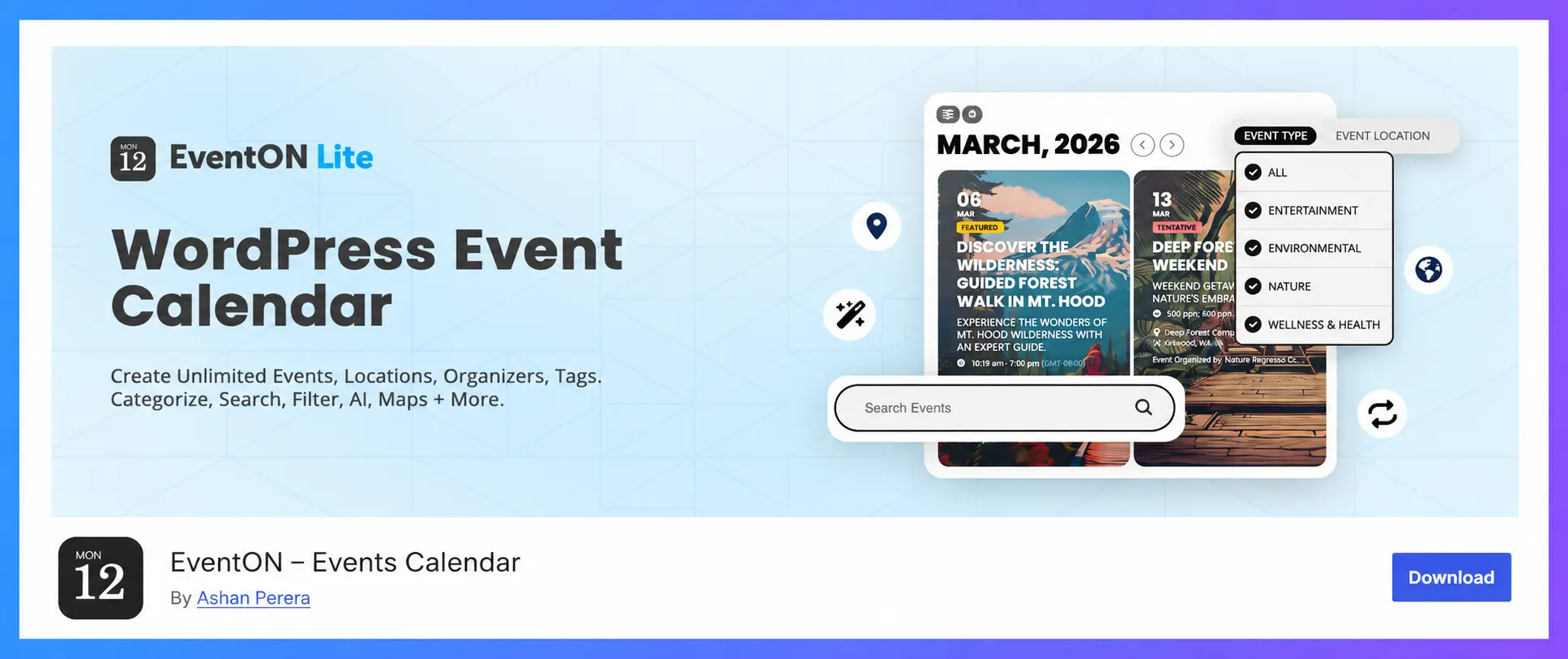 EventON WordPress Event Calendar
