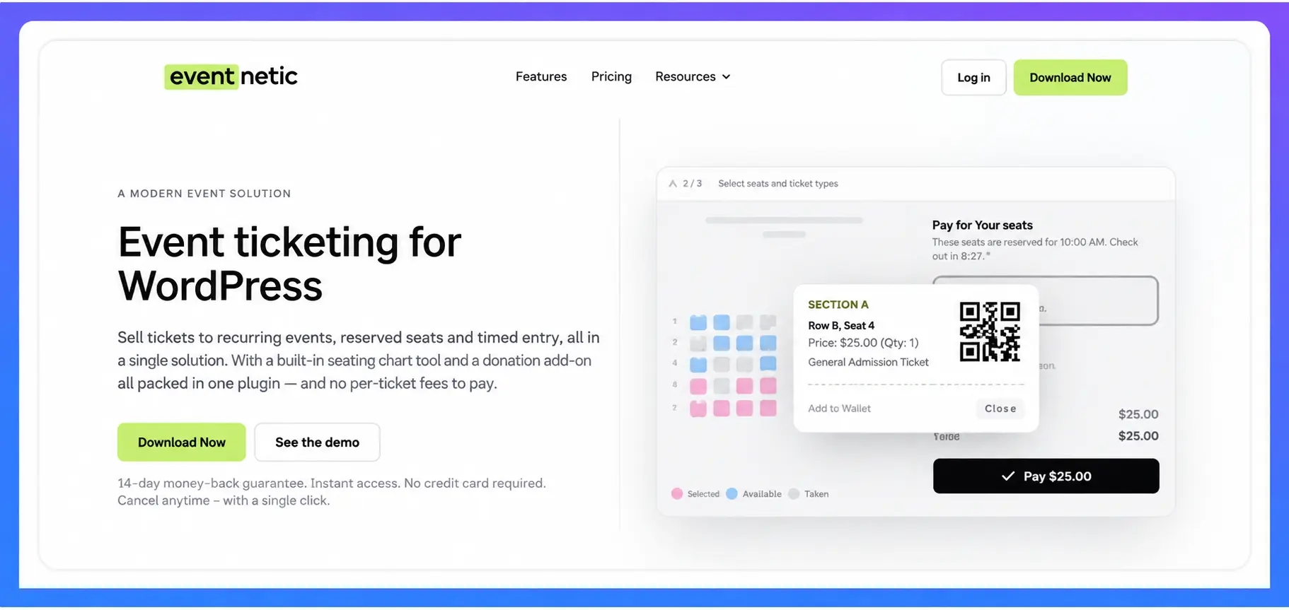 eventnetic- event ticketing plugin for wordpress