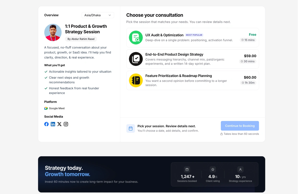 User 2: Abdur Rahim Rasel - Product Strategist