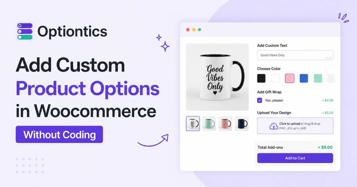 how to add custom product options in woocommerce
