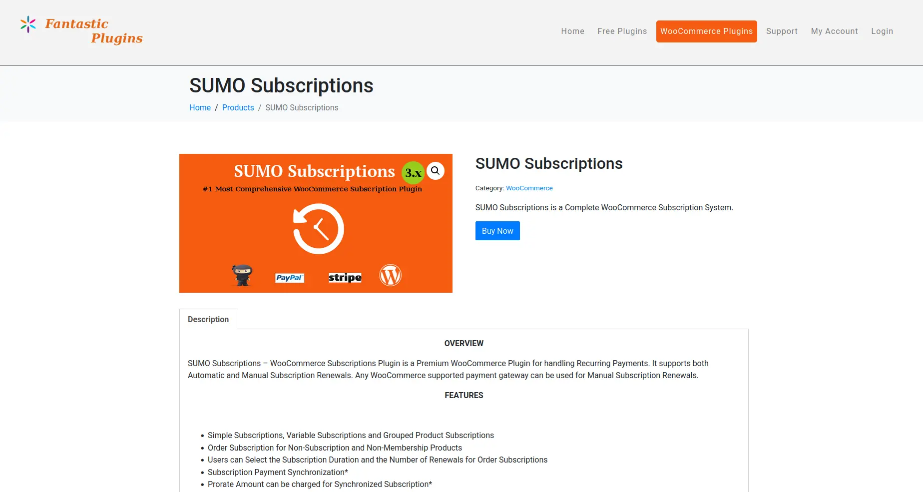 SUMO Subscriptions best for avoiding a recurring plugin fee