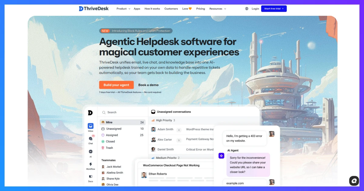 WordPress helpdesk plugin, which enables small teams to manage customer support 