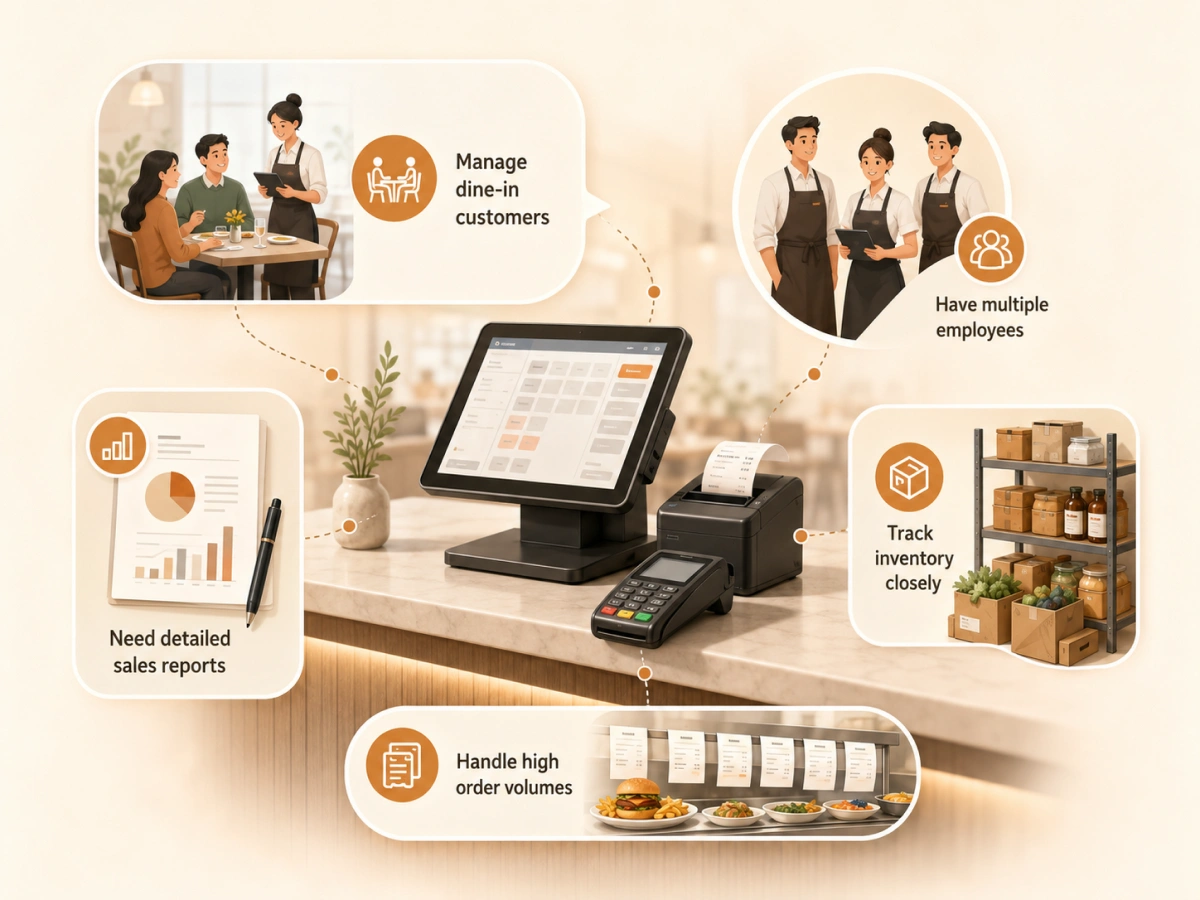 when restaurant pos system is useful