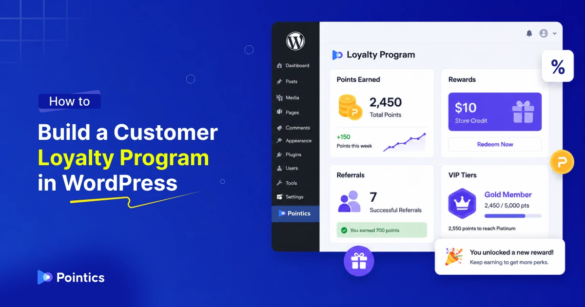 how to build customer loyalty program in wordpress