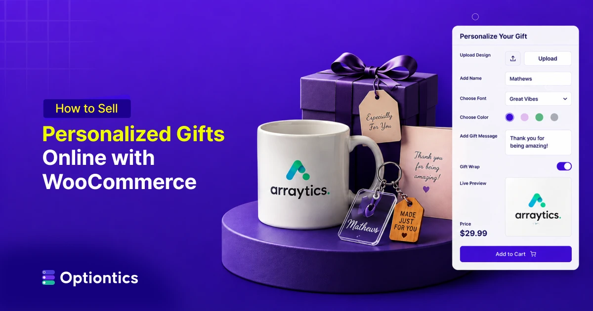 Sell Personalized gifts online