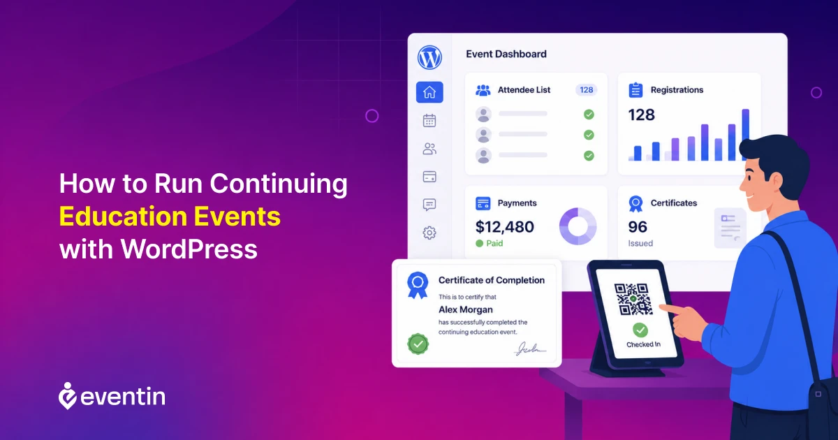 How to Run Continuing Education Events with WordPress