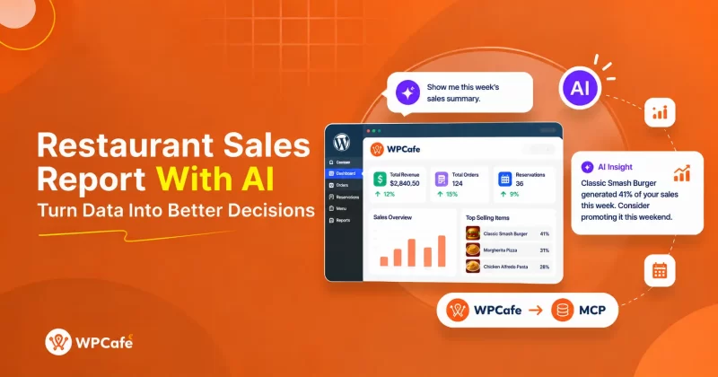 How to use the restaurant sales report with AI