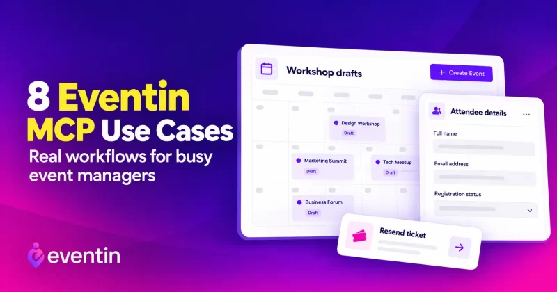 Eventin use cases for event managers